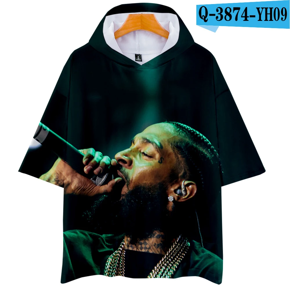 Nipsey hussle 3D толстовки Новая модная футболка с короткими рукавами лето/весна крутая и дышащая футболка с короткими рукавами - Цвет: A