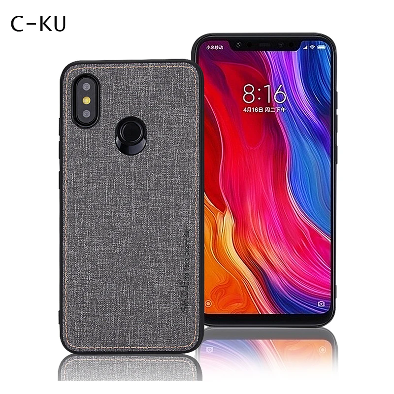 Оригинальная текстура ткани чехол для телефона Xiaomi Mi 8 SE Глобальный Роскошные