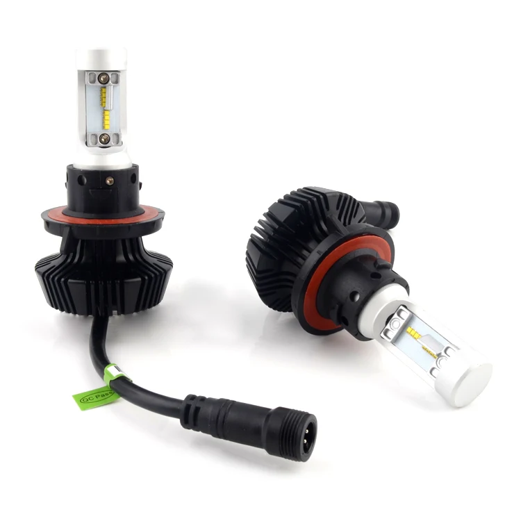 Prelight S7 Automotive LED Headlights ZES Conversion Kit H13 25W 6500K