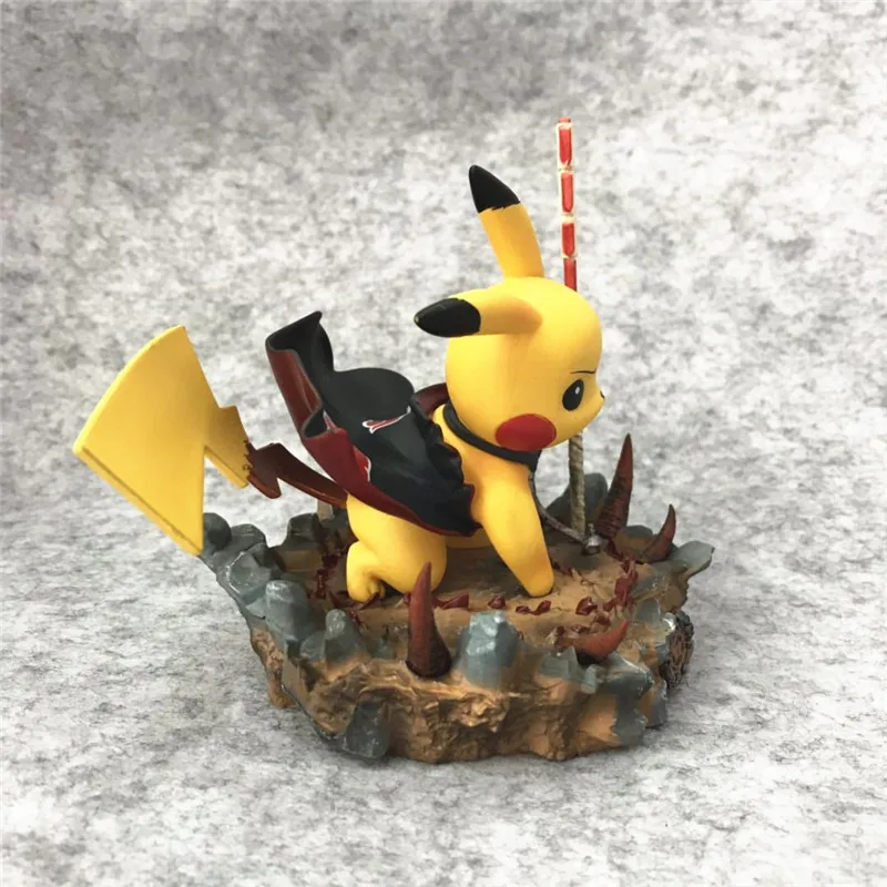 Аниме Pokeball Monster Pikachu Cos Uzumaki Naruto ПВХ Hidan фигурка Коллекция Модель игрушки 12