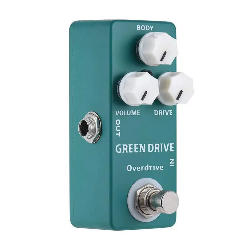 MOSKY MP-53 Green Drive Overdrive мини Одиночная педаль эффектов для гитары True Bypass