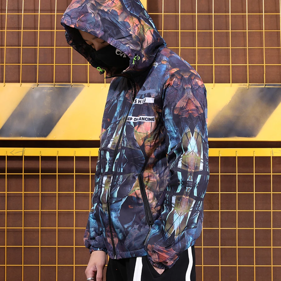 Graffiti Zip Up Jacket Men Hip Hop Spring Summer Streetwear Mens jackets Alien Windbreaker Punk Rave Clothes Men Fashions J5020 Graffiti Zip Up Jacket Men Hip Hop Spring Summer Streetwear Mens jackets Alien Windbreaker Punk Rave Clothes Men Fashions J5020