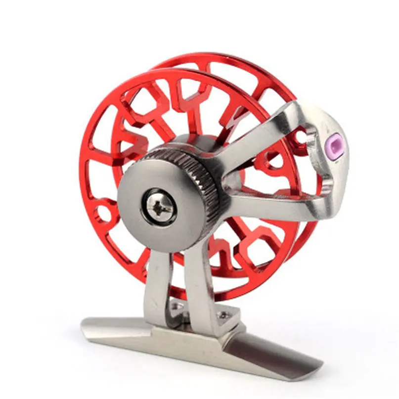 New Fishing Metal Coils Centrifugal Drop Round Aluminum Alloy Bearings Fly Fishing Wheel Coil Drop Shipping (8)