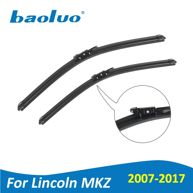 BAOLUO Wiper Blades For Lincoln MKZ 2007 2008 2009 2010 2011 2012 2013