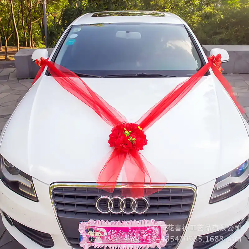 Artificial Decorations Wedding Car Decoration Flowers Weeding