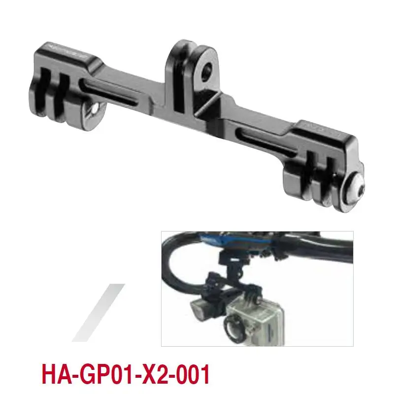 

Fouriers Bike Light Mount Camera Holder Extender Adapter Compatible for Garmin Bryton Computer Mount with Gopro Adaptor