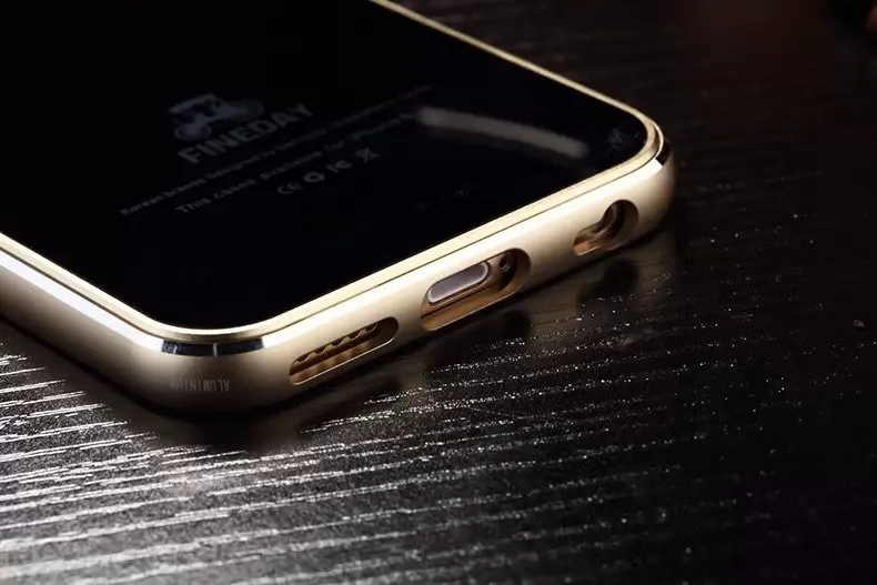 Оригинальный чехол для телефона iPhone 6s 6 Алюминиевый металлический бампер и