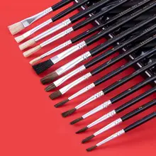 Начинающая масляная кисть 15 наборов материалов для рисования кисть для акриловой масляной живописи кисть для гуаши и акварели