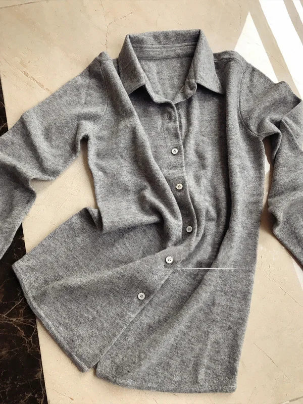 2020 POLO Cashmere Shirt Women's Small Loose Card