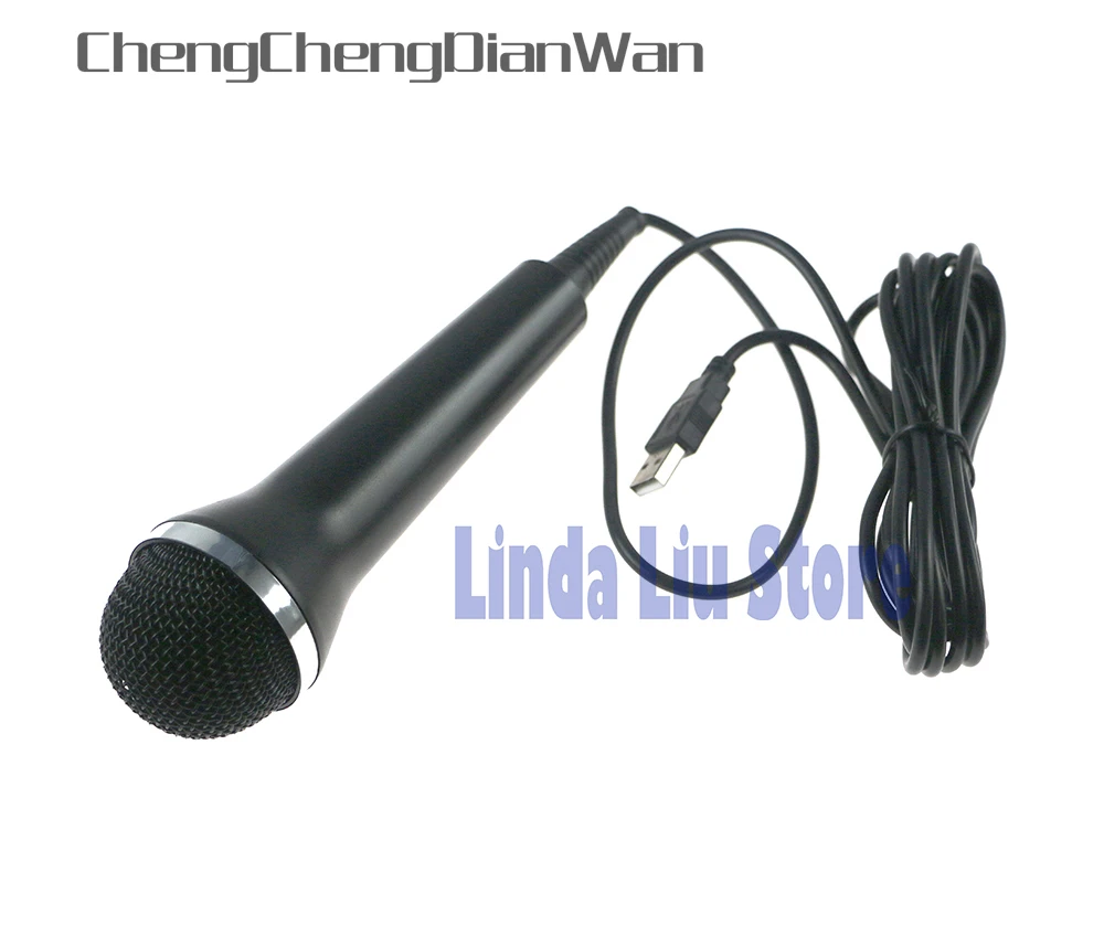

ChengChengDianWan Microphone Wired USB Mic For Xbox360 Wii U Game Console For PS2 PS3 PC Console
