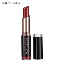 

SACE LADY Moisturizer Lip Stick Long-lasting Lipstick Sexy Paint Pumpkin Red Pigment Makeup Velvet Drop Shipping Pink Cosmetic