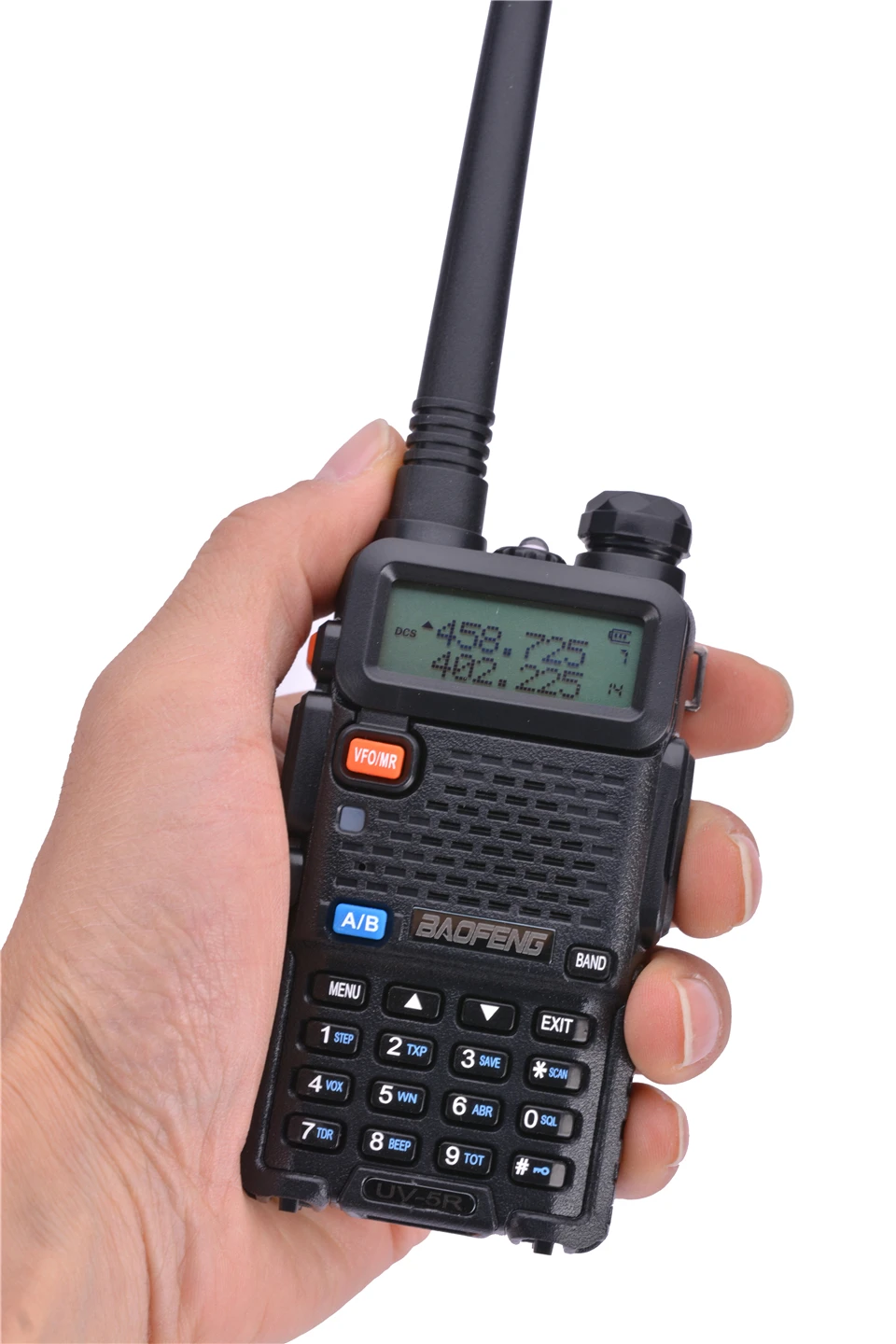 Baofeng UV-5R портативная рация Двухдиапазонная профессиональная 5 Вт UV 5R Ham двухстороннее радио UV5R портативная охотничья радиостанция КВ трансивер