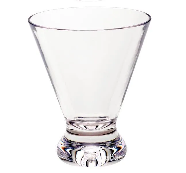 Acrylic stemless martini glasses Clearance
