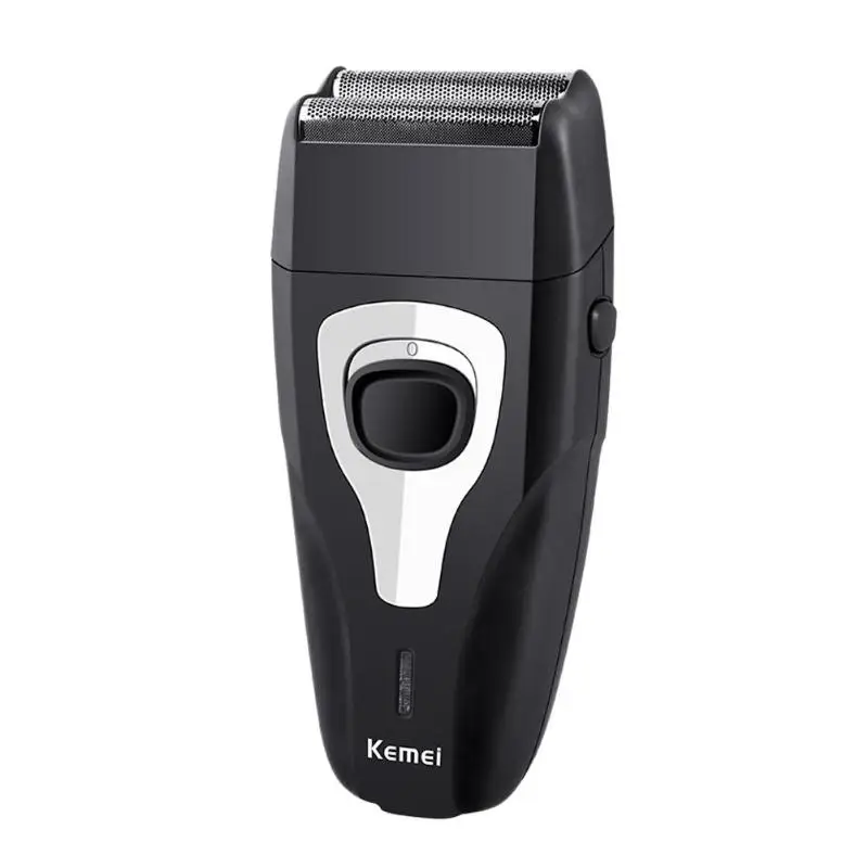 

Fashional Kemei KM-1103 Male Rechargeable Electric Shavers Reciprocating Face Razor Dual-Net Face Shaver Razor