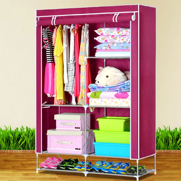 

Super Large Multi-functional Moisture and Dust Free Combination of Non-woven Fabric Reinforcement Cloth&Shoes Wardrobe 1403