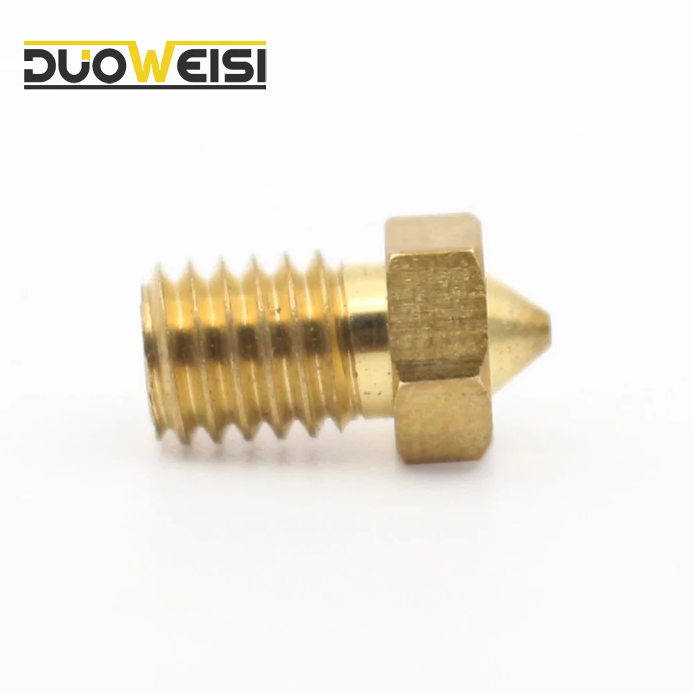 Шнековые насадки M6 для 1 75 нить E3D V6 V5 Hotend экструдер Reprap Принтер латунная насадка 0