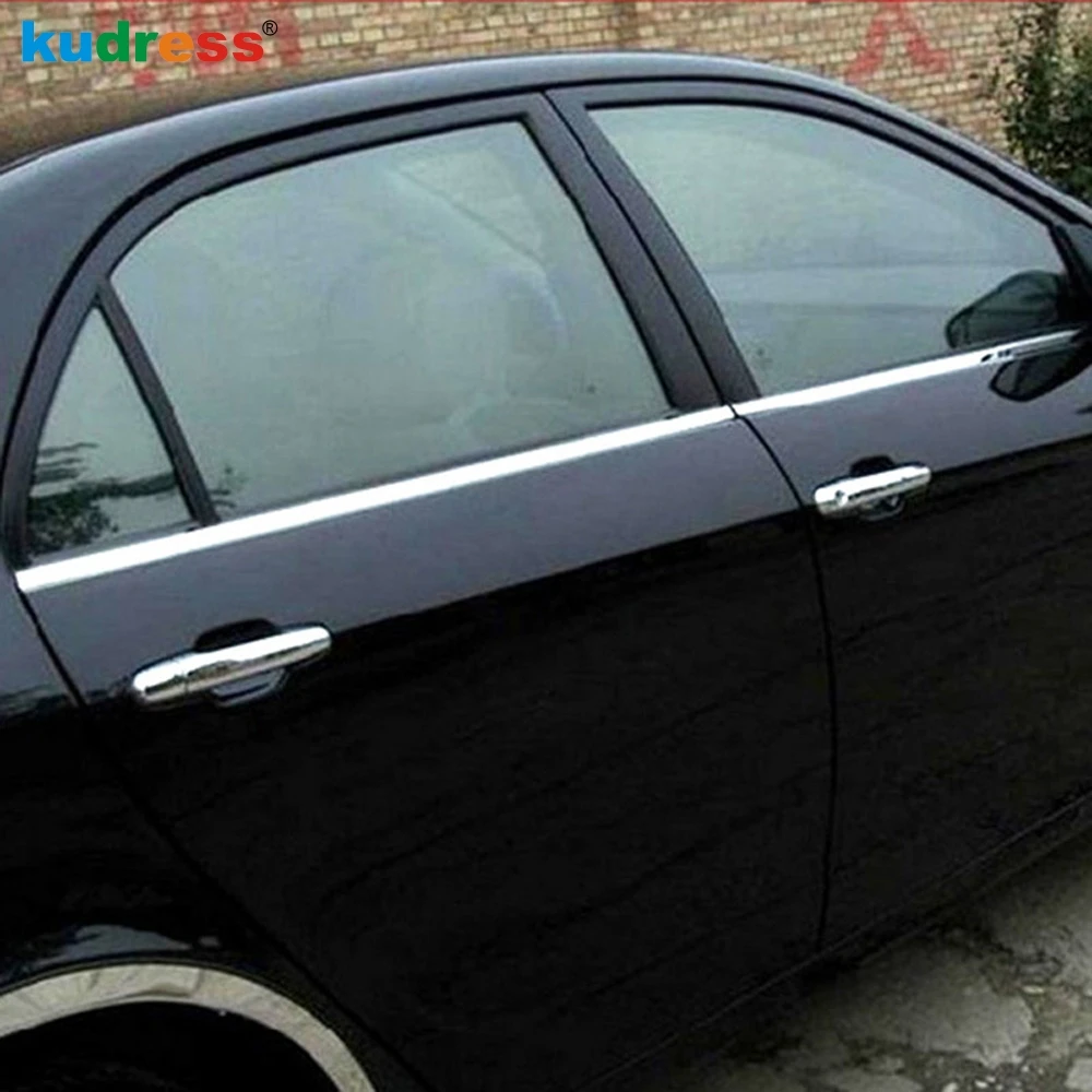 Наклейки из нержавеющей стали для автомобиля Mitsubishi Lancer EX 2008 2014 наклейки на нижние