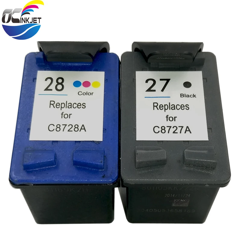 Сменный картридж OCINKJE для hp 27 28 hp27 чернильный Deskjet 450 3325 3400 3845 3740 4215 4225 1315 5600 5608