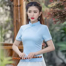 Национальный Ветер летняя хлопковая и льняная футболка