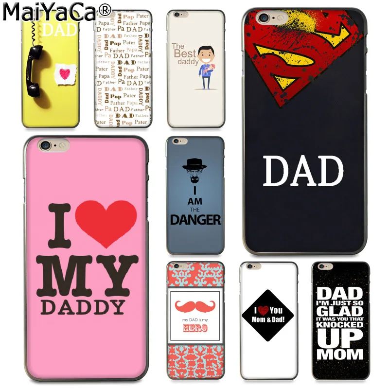 

MaiYaCa I love my best dad New Arrival Fashion phone case cover for Apple iphone 11 pro 8 7 66S Plus X 5S SE XS XR XS MAX Cover