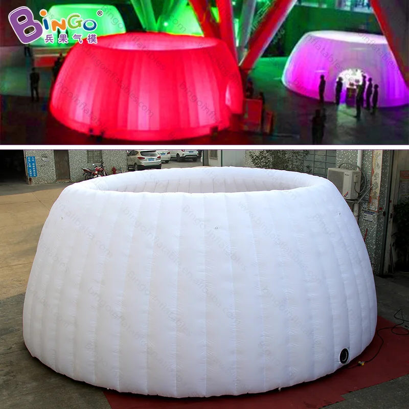  23ftX15ftX8.5ft white inflatable tent for exhibition  without roof type airblown marquee with built