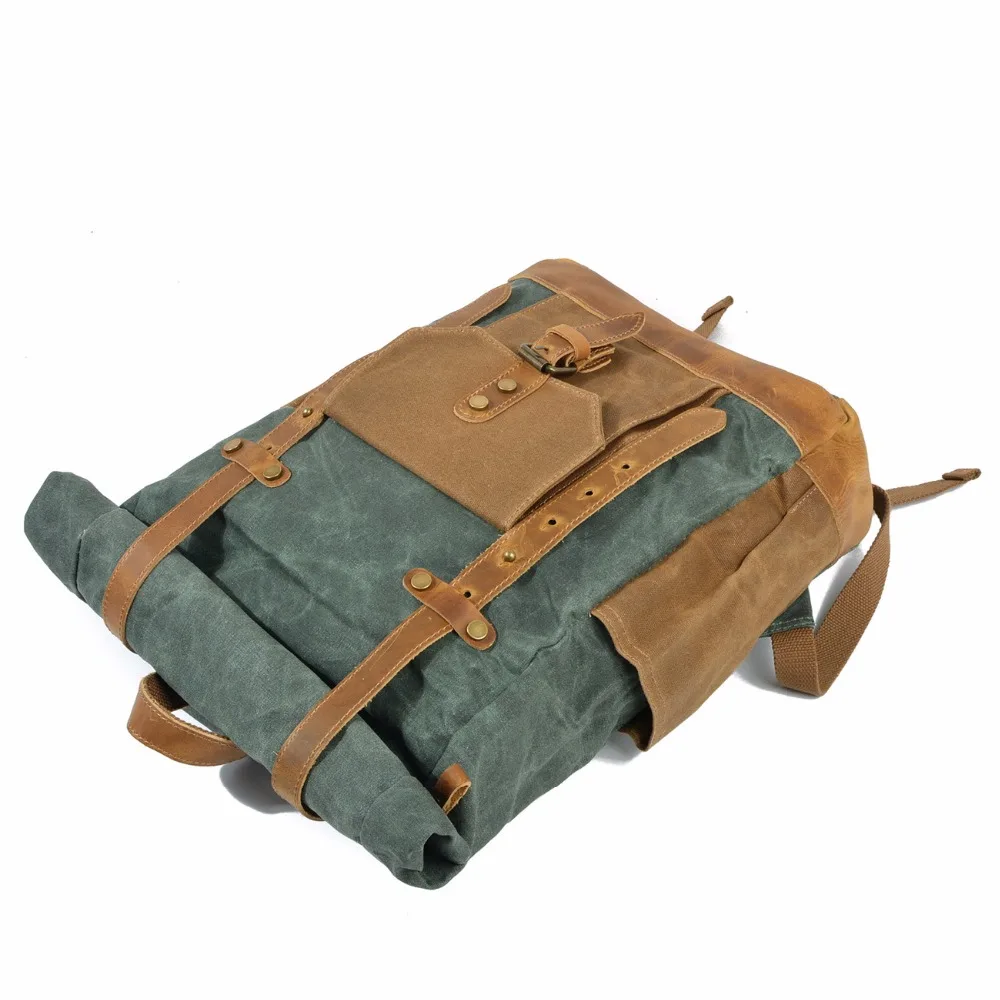 M155 Mochila de moda de cuero de los hombres de la lona Mochila bolso de Escuela Militar Mochila mujer hombre Mochila nuevo M155 Mochila de moda de cuero de los hombres de la lona Mochila bolso de Escuela Militar Mochila mujer hombre Mochila nuevo