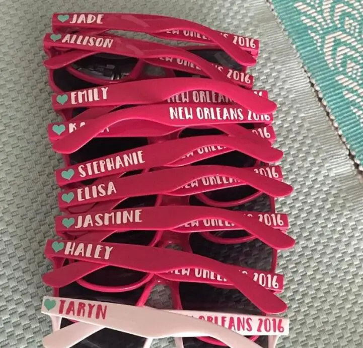 

personalize names Bachelorette girls trip wedding Sunglasses Bridesmaid proposal gifts Bachelorette Birthday Brunch sunglasses