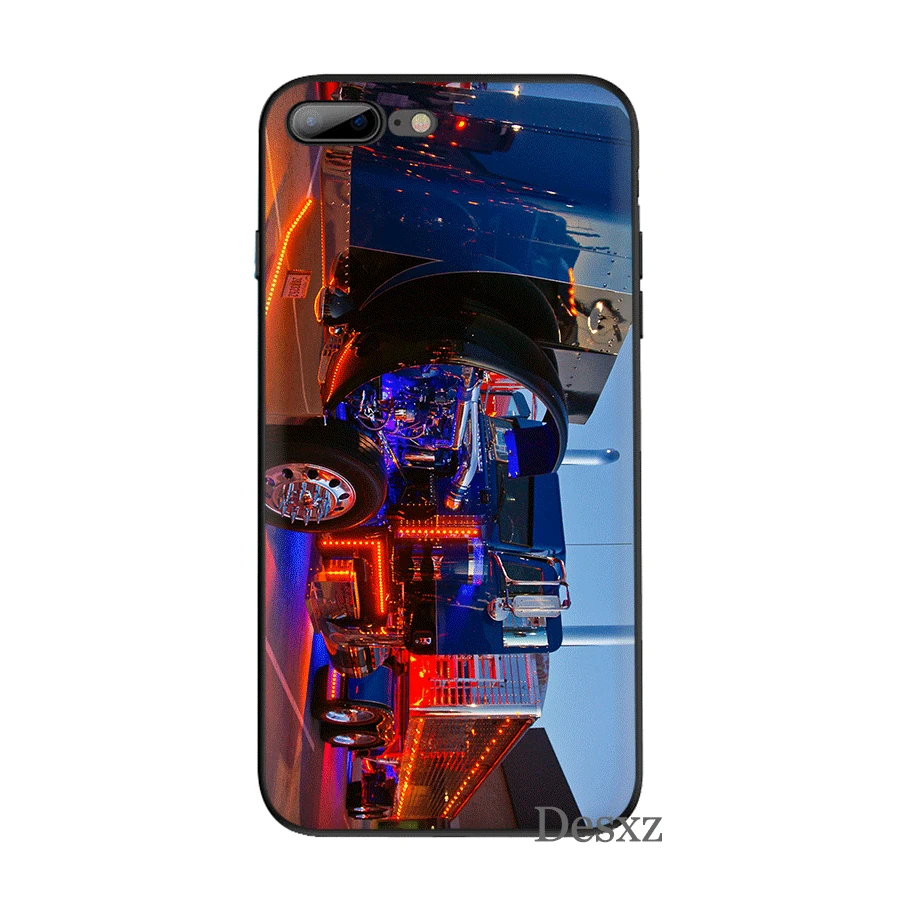 Мобильный телефон чехол для iPhone 11 Pro XR X XS Max 6 6S 7 8 Plus 5 5S SE Peterbilt Trucks сумка