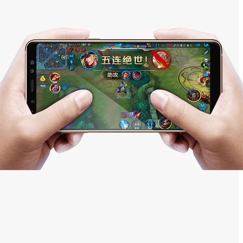 GerTong 9H полное закаленное стекло для Samsung Galaxy A8 Plus 2018 A530 A730 чехол пленка защита