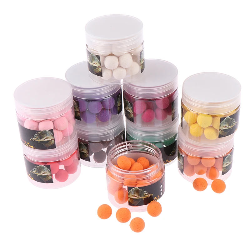 smell Pop ups Carp Fishing bait 12mm Floating ball beads feeder Artificial Carp baits lure 10flavors fishing beads bait