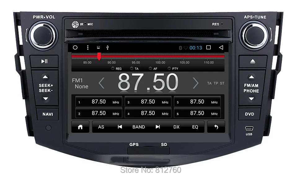 Best Octa core Android 8.1 car dvd player for Toyota RAV4 Rav 4 2007 2008 2009 2010 2011  2 din car radio gps navigation wifi 3G 0