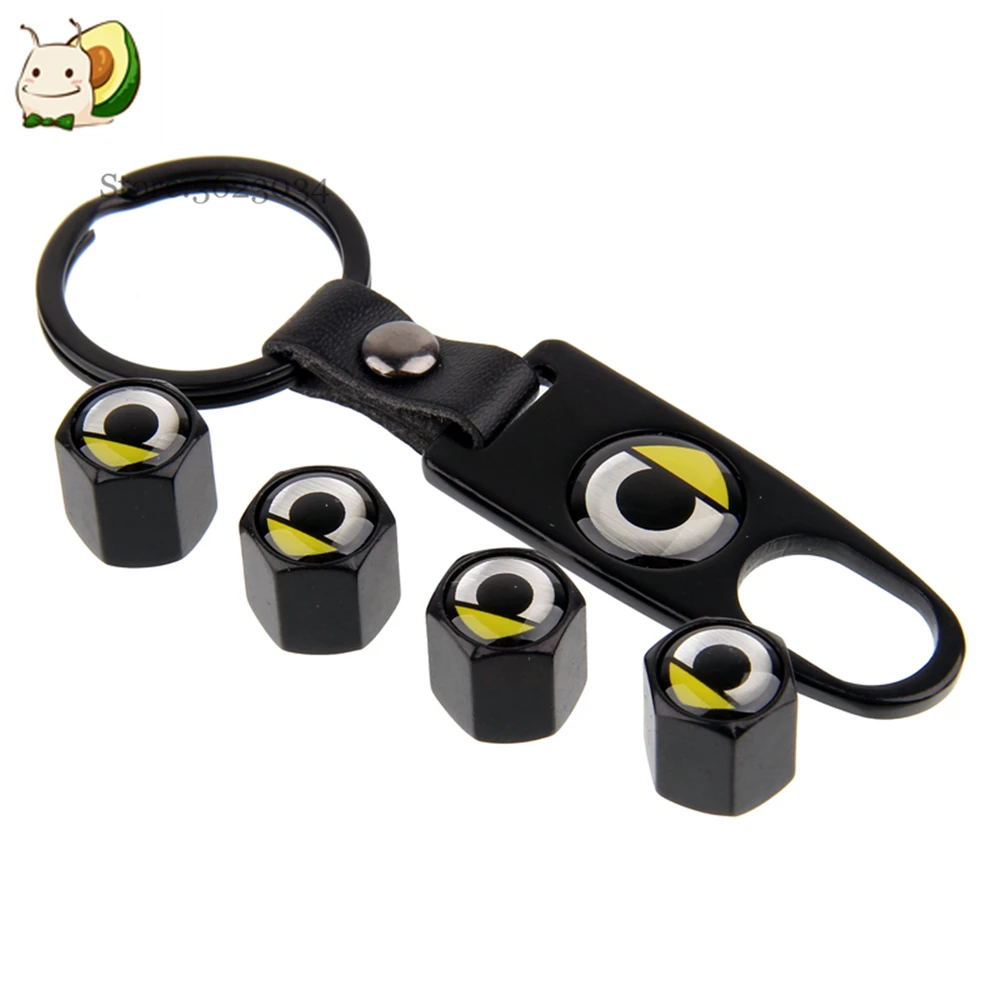 

Tire Valve Caps Cover for Mercedes Benz Smart Logo Fortwo Forfour Forspeed Brabus For-Us Auto Accessories