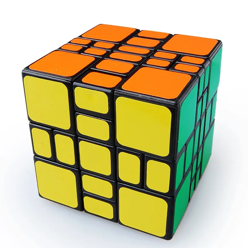 WitEden 3x3x4 Magic Cube Speed Puzzle Cubes Cubo Magico Kids Toys Brain Teaser IQ Learning Educational Toy Mixup Plus Black Body (4)