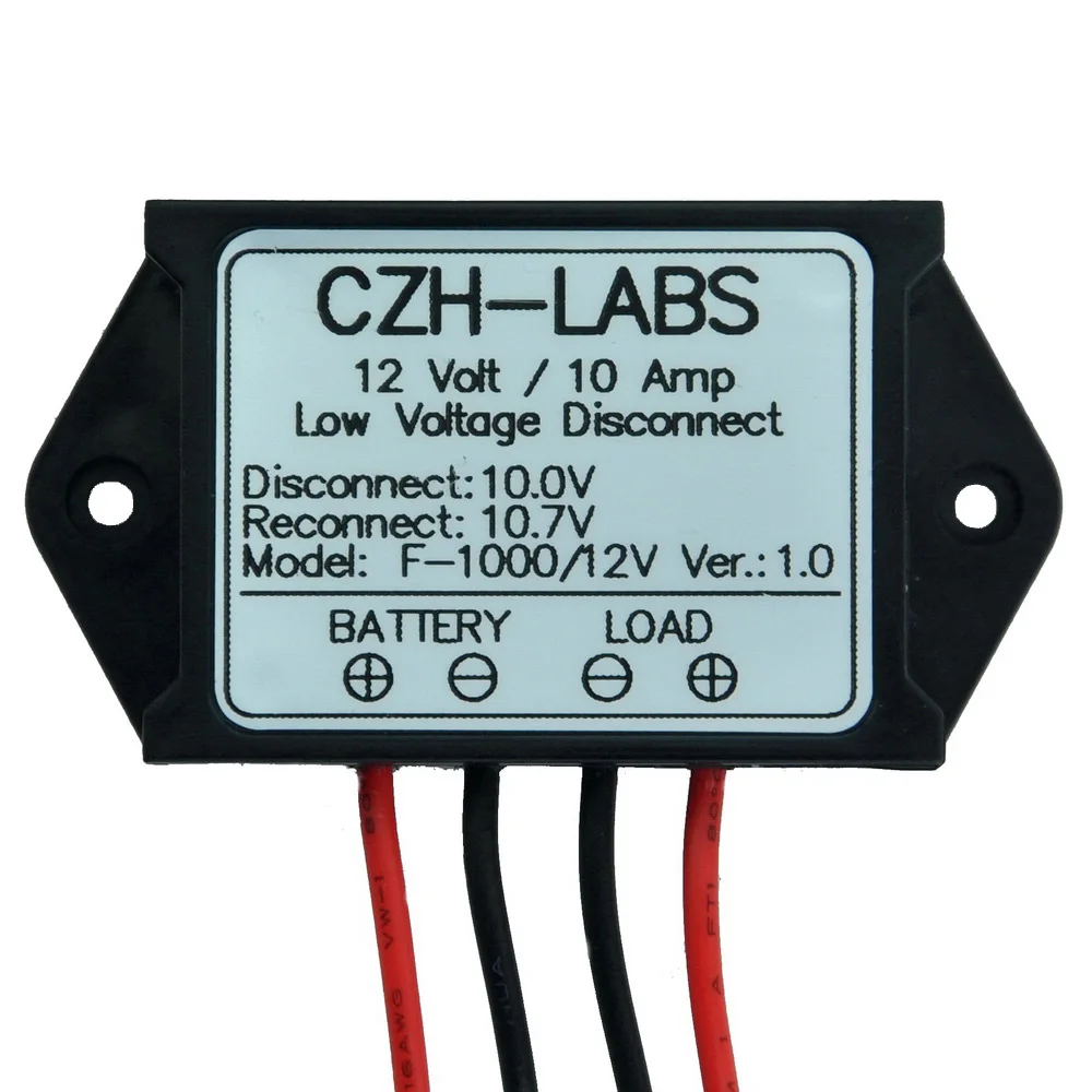 Electronics-Salon Low Voltage Disconnect Module LVD 12V 80A Protect/Prolong Battery Life. 