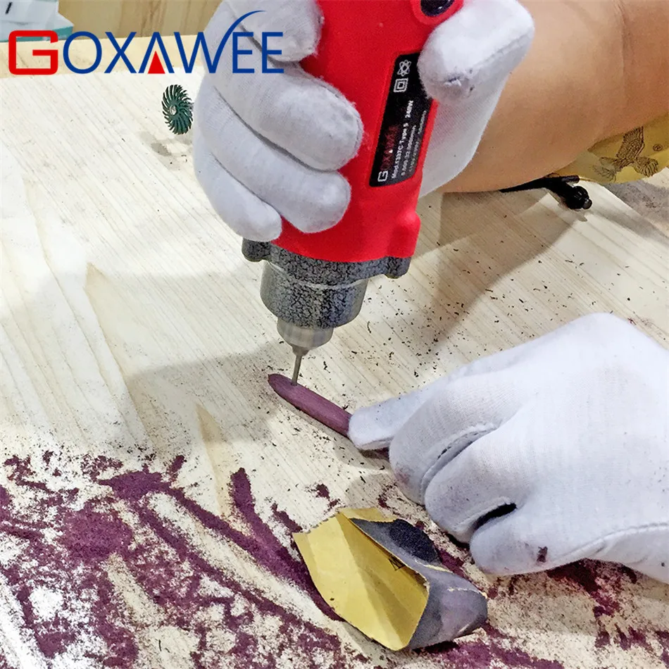 GOXAWEE мини электрическая дрель 240 Вт для Dremel Вращающаяся гравировальная
