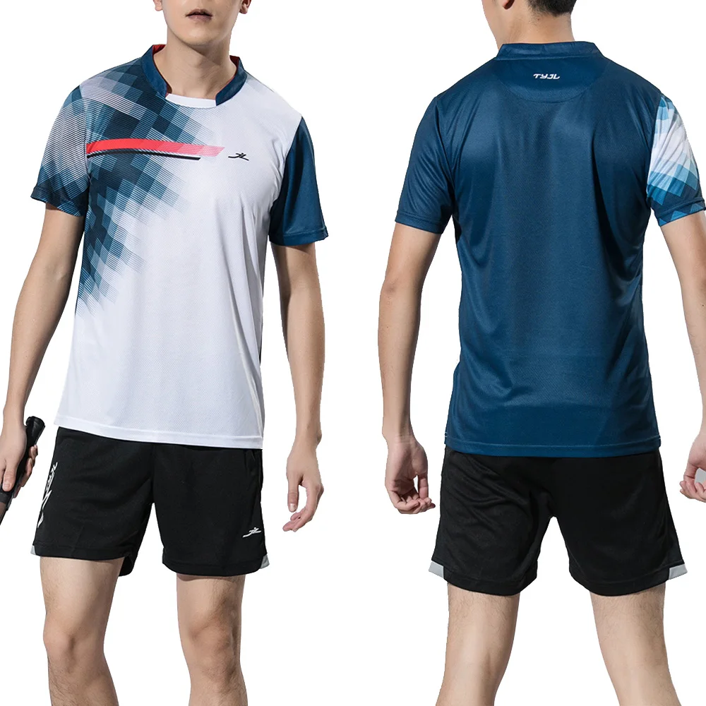 2018 Quick Dry Badminton sets Men , sport badminton clothes , Tennis clothes , Tennis shirts