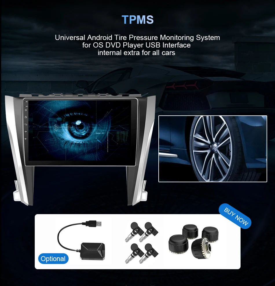 Top Eunavi android 9.0 car dvd gps multimedia player For Toyota Camry50 2012 car dvd navigation radio video audio player 4G+32G PX6 23
