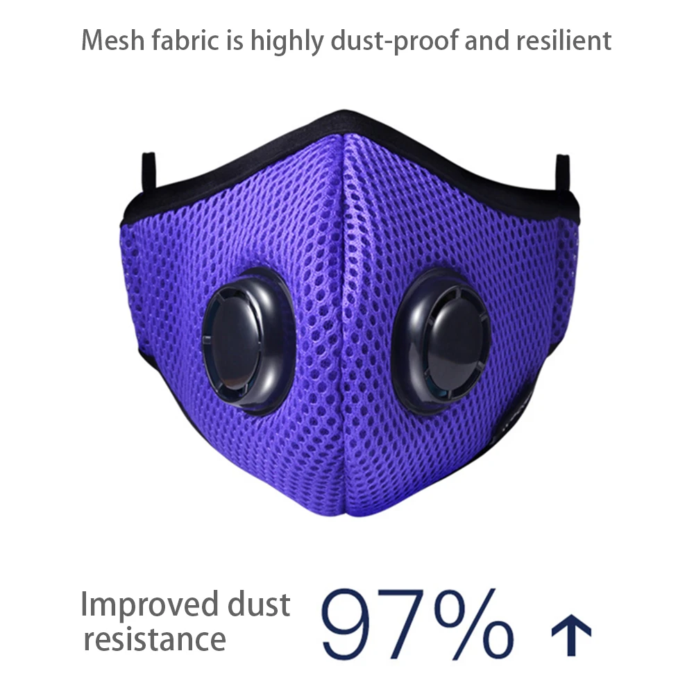 1 шт. унисекс PM2.5 Анти-пыль черная Маска дыхательный клапан анти загрязнения рот крышка маска Активированный уголь фильтр респиратор
