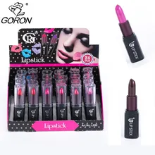 Goron брендовая красивая помада, Длительное Действие, оттенки для губ Косметика Губная помада для макияжа; пикантные туфли с красной коричневого цвета Batom, губные помады, L052