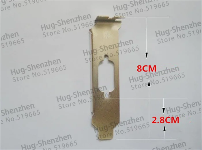 Кронштейн PCI e VGA DB9 Серийный Com порт с низким профилем для 2U DELL HP mini чехол 50 шт.|pci