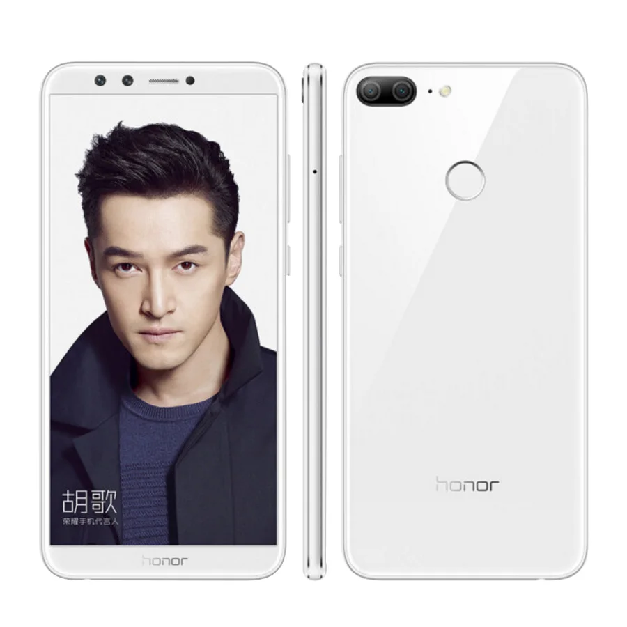 Абсолютно мобильный телефон Honor 9 Lite, 4G LTE, 5,65 дюйма, Восьмиядерный, двойная фронтальная камера, 13 МП, 2 МП, 2160*1080 P, Android 8,0, смартфон - Цвет: 4GB 32GB White