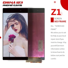 10pcs Original screen for SONY Z1 Display C6903 C6902 L39H LCD For SONY Xperia Z1 LCD Display Touch Screen Digitizer
