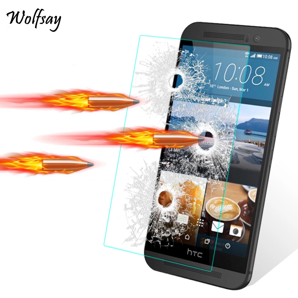 

For Glass HTC One Mini 2 Tempered Glass for HTC One Mini 2 Screen Protector for HTC One M8 Mini Glass HD Protective Film Wolfsay