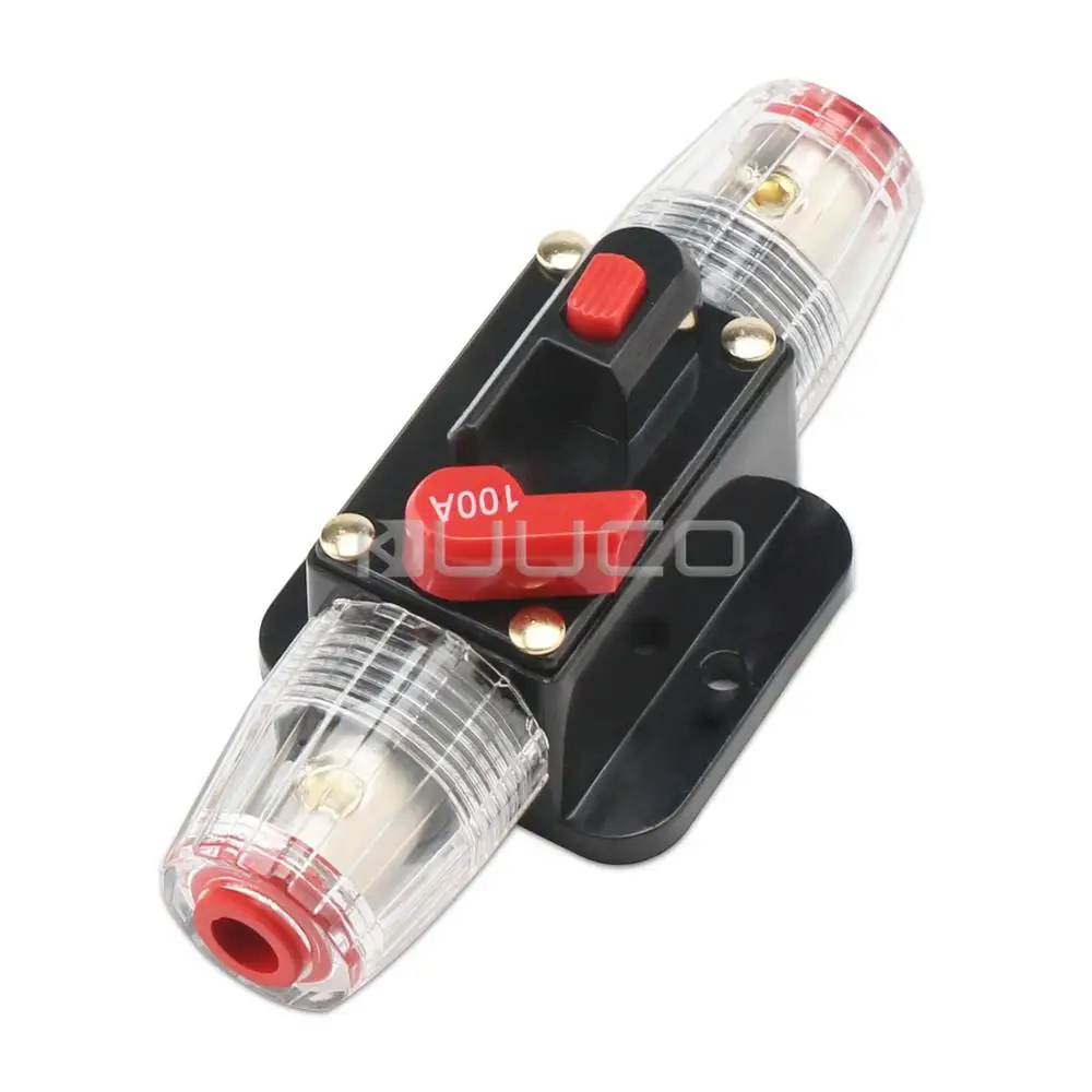 5 шт./лот DC 12 V/100A автоматический выключатель/держатель предохранителя/ручной