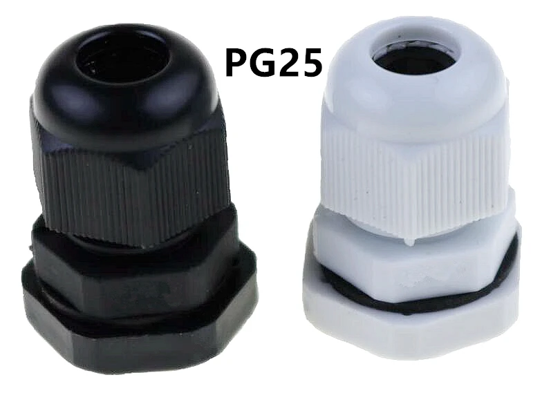 IP68 PG25 Waterproof Nylon Cable Gland Waterproof Gasket Plastic