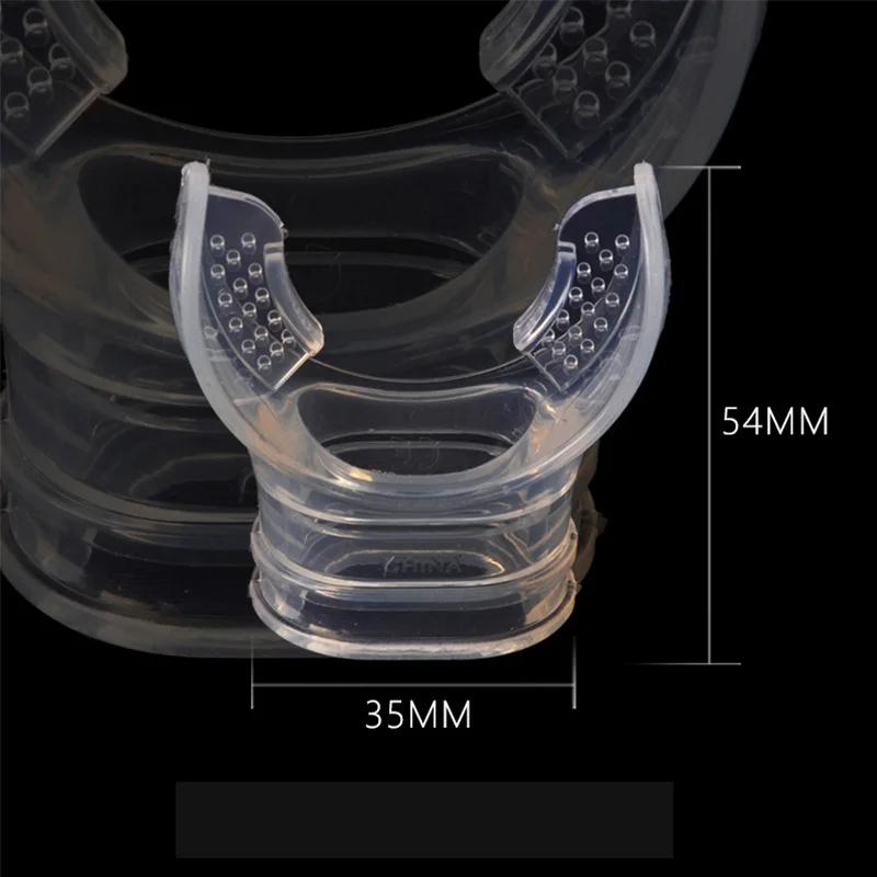 Мундштук Подводное плавание снаряжение Дайвинг второй этап регулятор жидкий силиконовый мундштук оборудование для дайвинга - Цвет: Белый