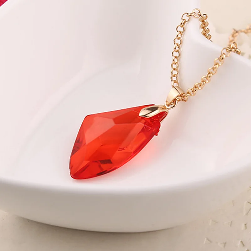 

Harrys potters Philosopher's stone Necklace Crystal Pendants Necklaces Women Accessories Choker Necklace