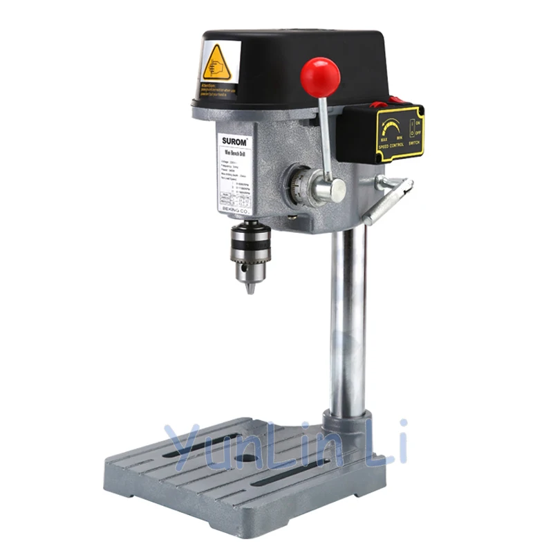 

340W Mini Electric Drilling Multi-function Micro Bench Drilling 220V 0.6mm-6.5mm Household Drilling Machine GB-5158B