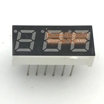 

10pcs 7 segment Common Anode 3 Bit digital Tube 0.28" 0.28in. Red LED Display 7 segmentos LED Digital tube