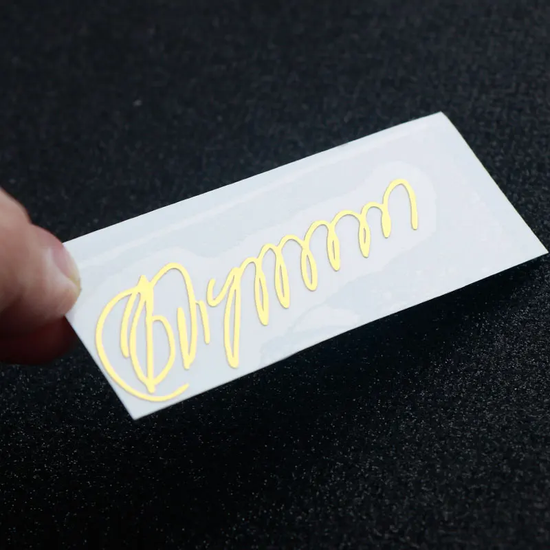 

Vladimir Putin Autograph Car Stickers Metal Reflective Waterproof Tuning Phone Decals Personalized Fashion Creative Decor